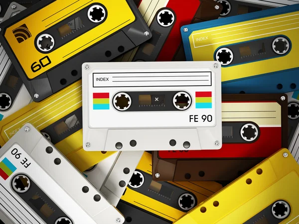 Cassette audio — Foto Stock