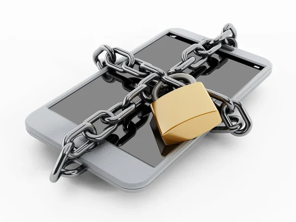 Locked smartphone — Stock Photo, Image