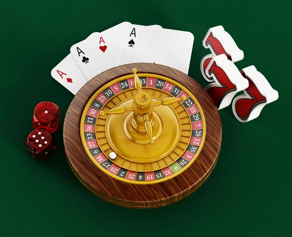 Casino öğeler — Stok fotoğraf
