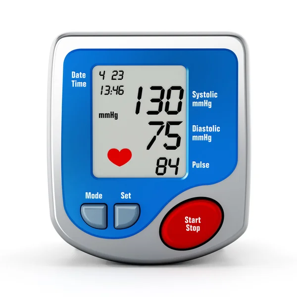 전자 혈압 모니터 — 스톡 사진