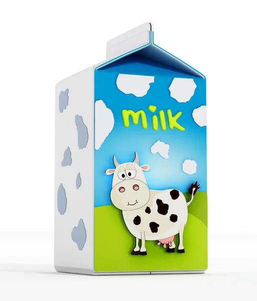 Молочный ящик — стоковое фото