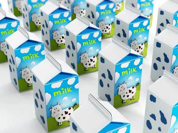 Milk box — Stock Photo, Image