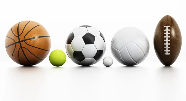 Sports balls — Stock Photo, Image