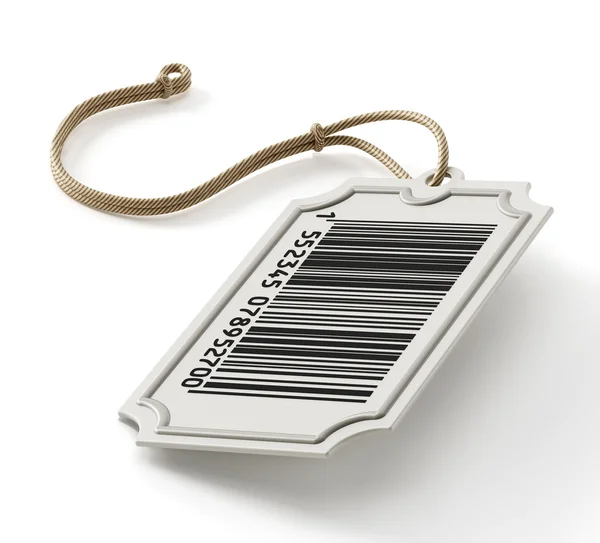 Barcode σε πώληση ετικέτα — Φωτογραφία Αρχείου