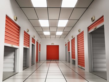 Storage rooms clipart