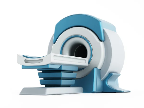 Mri Magnetic Resonance Imaging systeem geïsoleerd op witte achtergrond — Stockfoto