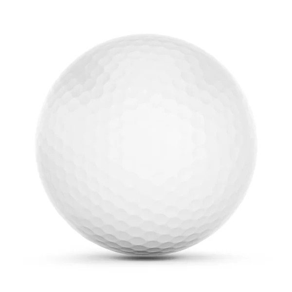 Golfový míček izolované na bílém pozadí — Stock fotografie