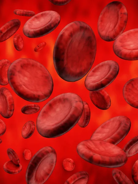 Krevní buňky — Stock fotografie