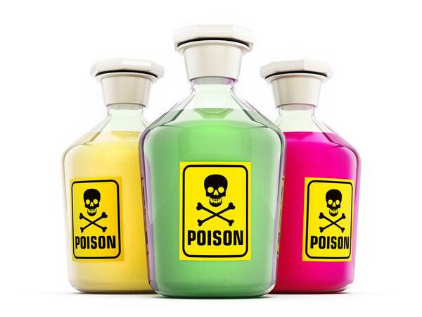 Poison bottles