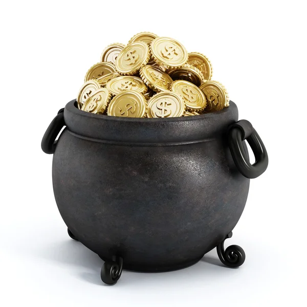 Pot of gold — Stock Photo, Image