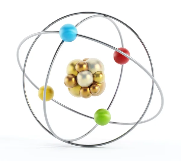 Modelo de um átomo genérico — Fotografia de Stock