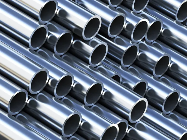 Steel tubes — Stock Photo, Image