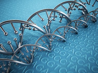 DNA strands background clipart