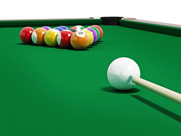 Pool table — Stock Photo, Image