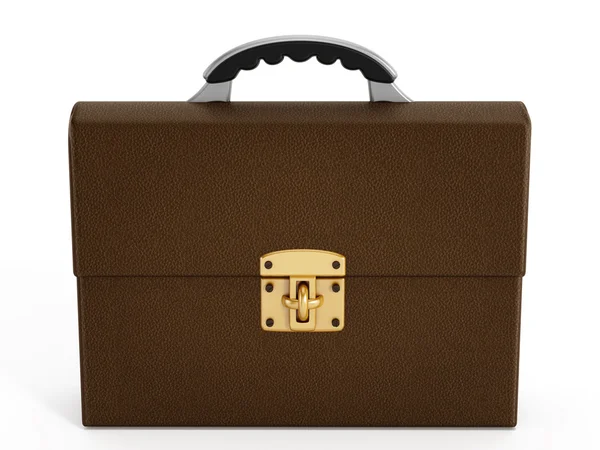 Brown briefcase — Stock Photo, Image