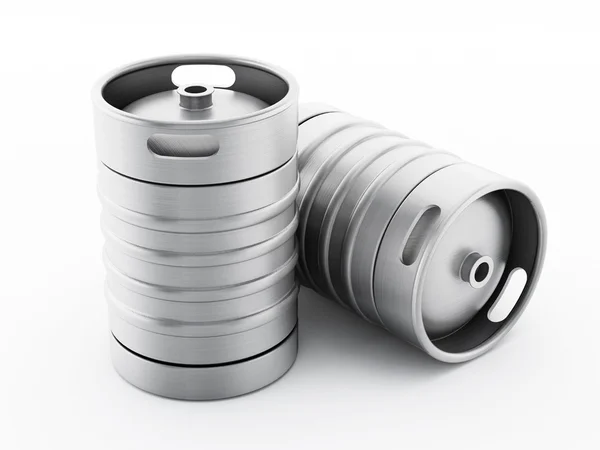 Two kegs — Stock Photo, Image