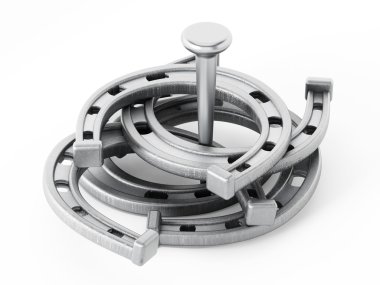 Nal demir çivi çevresinde