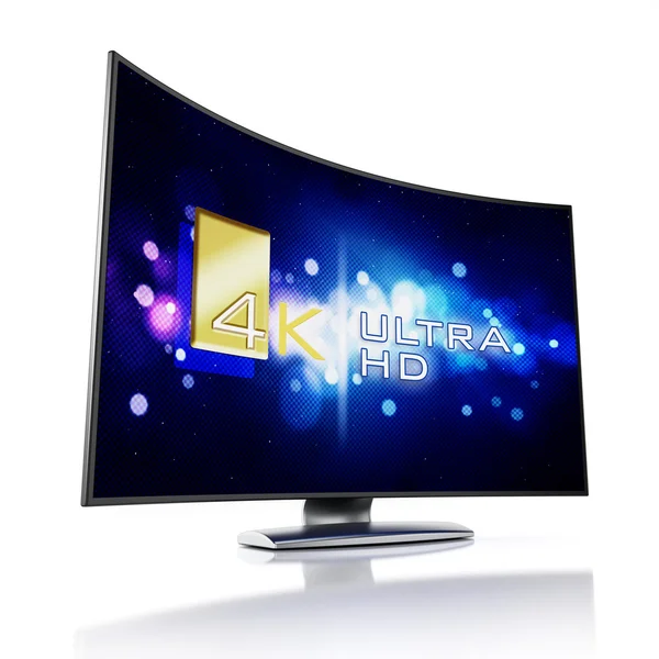 4 k Ultra Hd televisie — Stockfoto