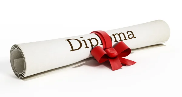 Diploma — Foto Stock