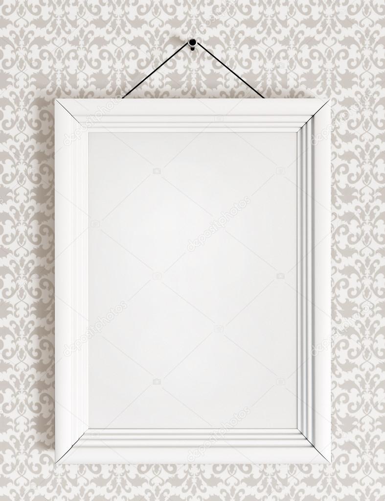 Blank picture frame