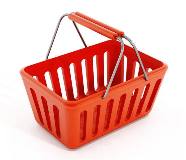 Empty shopping basket — Stock Photo, Image