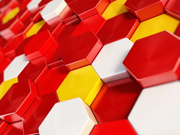 Abstract hexagons background — Stock Photo, Image