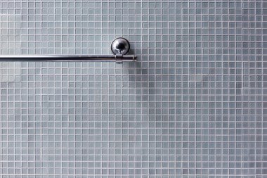 banyo, banyo mozaik ile paslanmaz çelik havlu demiryolu