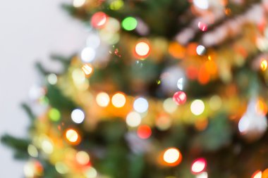 ışık kutlama Noel ağacı üzerinde bulanıklık