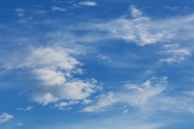 Mavi gökyüzü arka plan bulut