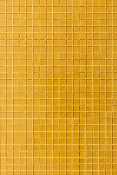 Giallo mosaico parete texture sfondo — Foto Stock