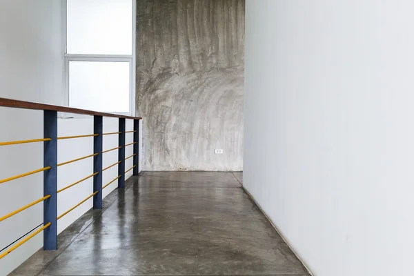 Architettura progettazione di casa, corridoio pavimento di cemento — Foto Stock