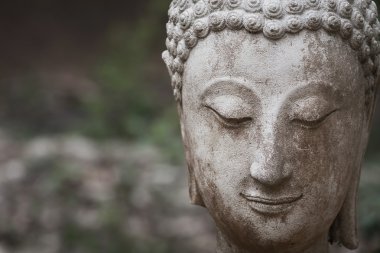Buda heykeli wat umong, chiang mai, Tayland seyahat etmek tapınak