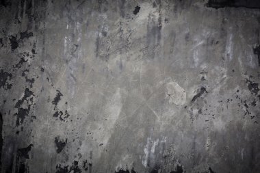 Çimento harçlı duvar doku siyah boya grunge arka plan ile