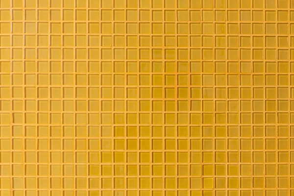 Giallo mosaico parete texture sfondo — Foto Stock