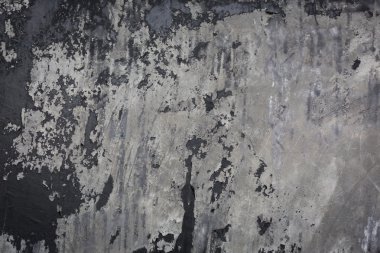 Çimento harçlı duvar doku siyah boya grunge arka plan ile