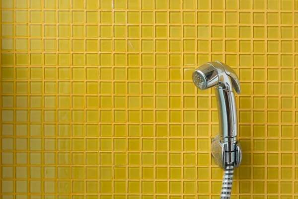 Bidet shower, bidet spray in toilet — Stock Photo, Image