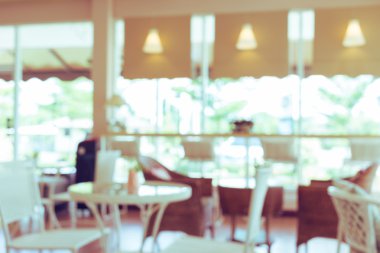 kafe arka plan, iç dekorasyon Cafe kahvehane bulanıklık