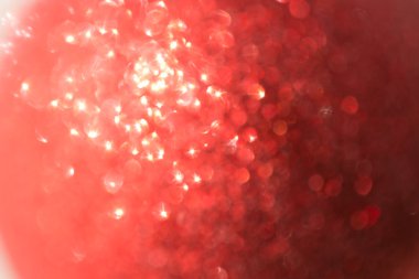 kırmızı arka plan, soyut bulanıklık bokeh ışık