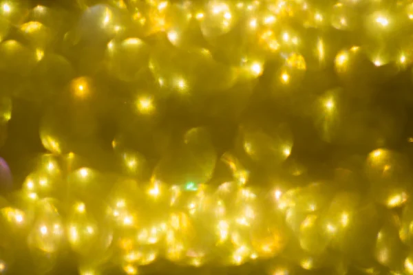Gold background, abstract golden bokeh light happy new year — Stock Photo, Image