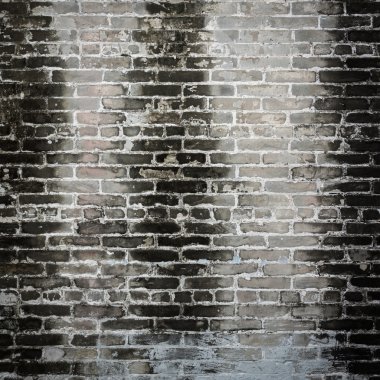 karanlık tuğla duvar arka plan