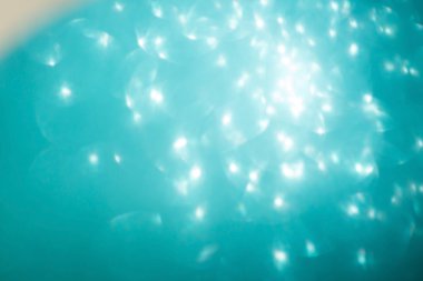 Yeşil bokeh ışık kutlama arka plan