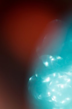 Yeşil bokeh ışık kutlama arka plan