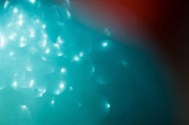 Yeşil bokeh ışık kutlama arka plan