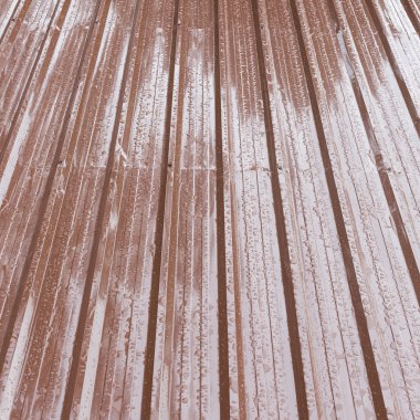 kahverengi çatı sacı