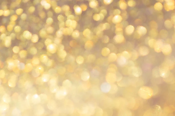 Gold bakgrund, abstrakt gyllene bokeh ljus glad Nyåren — Stockfoto