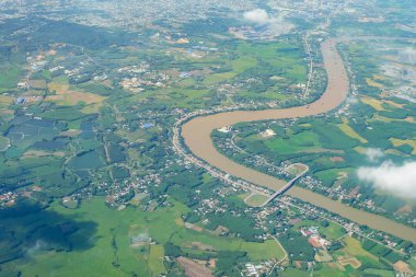 gökyüzü hava görünümünü peyzaj tarım arazileri tarım
