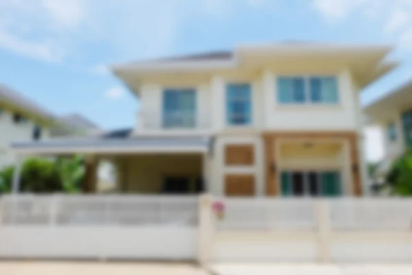 Propiedad residencial edificio de la casa, imagen borrosa fondo — Foto de Stock