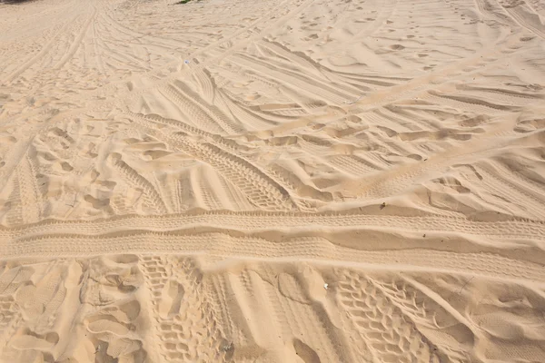 Пустыня на белом песке в Муй Не, Вьетнам — стоковое фото