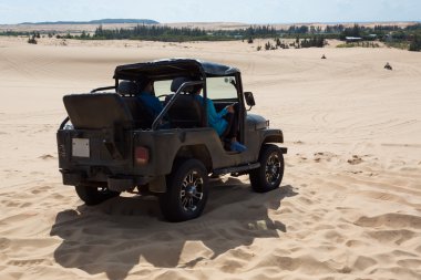 MUI Ne beyaz kumul çöl off road araba araç