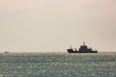 Deniz balıkçılık coracles, balıkçı köyü Vietnam, tekneler